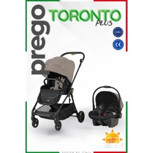 Prego Toronto Plus 2232 Çift Yönlü Katlanabilen Travel Sistem Bebek Arabası 22 kg Taşıma Kapasitesi Kahve