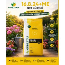 Gübretaş 16.8.24+2mgo+Me 1kg Yaprak ve Damlama Gübresi-BBG