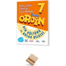 Kurmay Orjin 7. Sınıf Maarif Din Kültürü ve Ahlak Bilgisi Konu Özetli Etkinlikli Soru Bankası + Telefon Standı