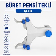 Labolist Büret Pensi Tekli - Çelik