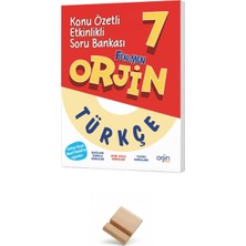 Kurmay Orjin 7. Sınıf Maarif Türkçe Konu Özetli Etkinlikli Soru Bankası + Telefon Standı