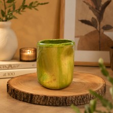 Atölye Sonart By Sonart | Touch Chartreuse | El Yapımı Kulpsuz Seramik Kahve Kupası