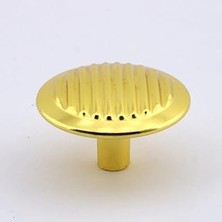 Renas Store 10 Adet Prizma Yuvarlak Kulp Mobilya Mutfak Dolabı Çekmece Dolap Kulplar Kapak Kulp Kulbu Metal Gold