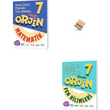 Kurmay Orjin 7. Sınıf Maarif Matematik ve Fen Bilimleri Konu Özetli Etkinlikli Soru Bankası + Telefon Standı