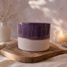 Atölye Sonart By Sonart | Tectona Violet | El Yapımı Kulpsuz Seramik Kahve Kupası