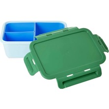 Rice Saklama Kabı Rice 3 Bölmeli Renkli Lunchbox
