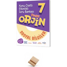 Kurmay Orjin 7. Sınıf Maarif Sosyal Bilgiler Konu Özetli Etkinlikli Soru Bankası + Telefon Standı