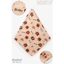 Bebitof Ayıcıklı Peluş Bebek Battaniye 88*100