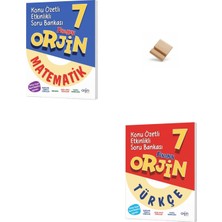 Kurmay Orjin 7. Sınıf Maarif Matematik ve Türkçe Konu Özetli Etkinlikli Soru Bankası + Telefon Standı