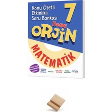 Kurmay Orjin 7. Sınıf Maarif Matematik Konu Özetli Etkinlikli Soru Bankası + Telefon Standı