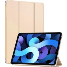 Renas Store Microsonic Apple iPad Air 11 2024 Için Kılıf (A2902-A2903) Slim Translucent Back Smart Cover Gold [ipad Air 11 2024 ile Uyumlu Kılıf - Gold]