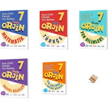 Kurmay Orjin 7. Sınıf Maarif Matematik Fen Türkçe Sosyal ve Din 5li Set Etkinlikli Soru Bankası + Telefon Standı