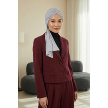 Aisha's Design Büzgülü Penye Bone,B-1,Gri 2