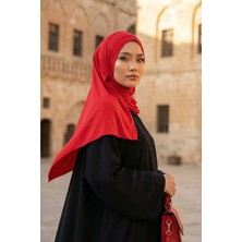 Aisha's Design Pratik Penye Şal,PS-16,Kırmızı