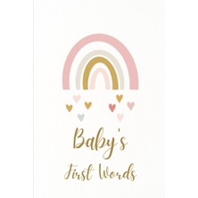 Renas Store Independently Published Baby's First Words Journal - Baby - Keepsake