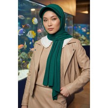 Aisha's Design Siperlikli Penye Şal,SS-1,Koyu Yeşil