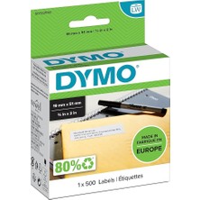 Bemy Ticaret S0722550, Lw Çok Amaçlı Etiket, (19X51 Mm) 500 Etiket/paket - (11355 )