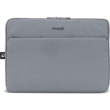 Bemy Ticaret MCE-1502 14.1" Nova Eco Çevre Dostu 13-14 Inç Yeni MacBook Pro Için Kılıf, Aksesuar Bölmeli Laptop Kılıfı, Ykk Fermuarlı Notebook & Tablet Kılıfı, Gri