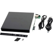 Bemy Ticaret 5115 USB Sata 12.7mm DVD Rw Writer SSD External Harici Caddy Kutu