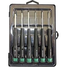 Bemy Ticaret W 2262, Elektronikçi Tornavida Seti, Gri/siyah/yeşil, (6 Parça)