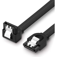 Bemy Ticaret 40 cm Sata Data Kablo - 90 Derece - Metal Klip