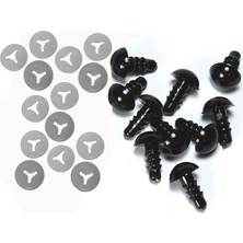Bemy Ticaret Vidalı Göz - 6 mm (25 Çift-50 Adet)