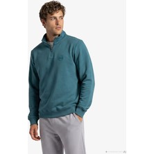 United4 Unıted4 Regular Fit Erkek Yeşil Sweatshirt.yesıl