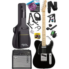 Bemy Ticaret TLX-50BK-50AMP Tele Kasa Maple Klavye 2 Single-Coil 50W Amfili Elektro Gitar
