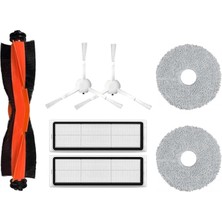 Bemy Ticaret S10+(S10T Değil) Uyumlu Yedek Fırça Hepa Filtre Mop Seti-7 Parça