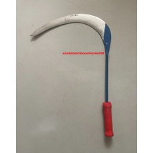 Şensan Sensan Çelik El Yapımı Dövme Orak Orta Boy Orak Ot Biçme Oragı 45CM