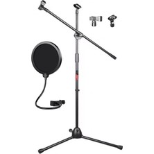 Bemy Ticaret MS06 Mikrofon Standı + PS01 Pop Filtre