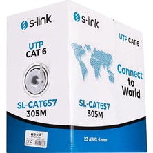 Bemy Ticaret SL-CAT657 305M 23AWG Utp Cat6 Kablo