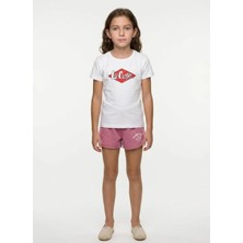 Lee Cooper Pembe Kız Çocuk Şort 262 Lcg 221004 Alın Pembe