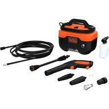 Bemy Ticaret + Decker 1300 Watt, 110 Bar Yatay Basınçlı Yıkama Makinesi, BEPW1300H-QS