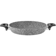 Taç Ultra Granit Sahan 18 cm Gri Renk Yumurta Pişirme için Dayanıklı Granit Malzeme TAÇ-3513
