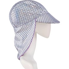 Slipstop Gümüş Kız Çocuk Şapka Silver Flakes Junior Sun Hat