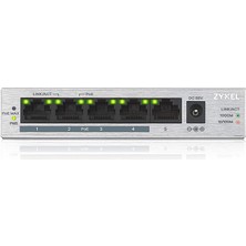 Bemy Ticaret 5 Port Gigabit Unmanaged Switch | 4x Poe+ | 60 Watt [GS1005HP]