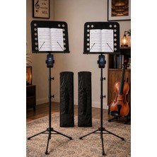 Lastvoice Nt-106X 2Lİ SET Nota Sehpası Makaslı ( Taşıma Çantalı )