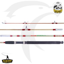 Bauer Crystal Şeffaf Dolgu Olta Kamışı 150 cm İki Parça Atarlı Dayanıklı Tasarım
