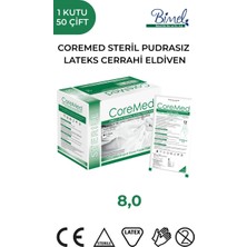 Bimel STERİL CERRAHİ LATEKS PUDRASIZ ELDİVEN 8 BEDEN 50 ÇİFT
