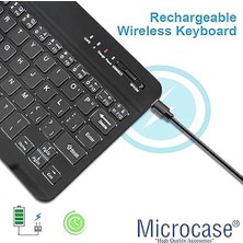Bemy Ticaret Tablet ve Telefonlar Için Türkçe Q Bluetooth Klavye ve Mouse Set - Pembe AL3476