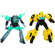 Bemy Ticaret Earthspark Siber Birleşim Seti Bumblebee ve Mo Malto Aksiyon Figürleri