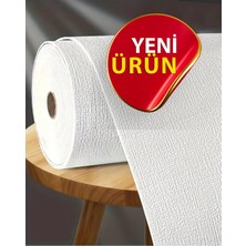 BienHome 50X280CM Beyaz Renk Tek Rulo Halinde Ek Yersiz Tek Parça Xpe Isı Ses Yalıtım Kendinden Yapışkanlı Dokulu Köpük Duvar KAĞIDI-R280