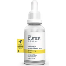 Bemy Ticaret Purest Solutions, Leke Karşıtı ve Leke Görünümü Önleyici Arbutin Cilt Bakım Serumu 30 ml (Arbutin%2 + Hyaluronic Acid)