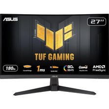 Bemy Ticaret Tuf Gaming VG27VQ3B 27" 1ms 180Hz Freesync Adaptive Sync Curved Va Fhd Gaming (Oyuncu) Monitör
