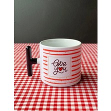 Hepsi Enteresan "love You" Kupası ve Çikolatalar, Sevgiliye Hediye, Sevgililer Günü, Porselen Kupa, Doğum Günü Hediyesi