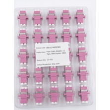 Nets Shop Nets Dne-Alc-Mmd(Om4) Lc Tip Multimode Duplex Fiber Optik Adaptör OM4(25ADET)
