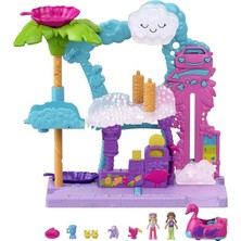 Bemy Ticaret Pocket-Polly Pocket Flamingo Araba Su Eğlencesi