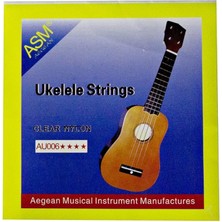 Bemy Ticaret Asm Aegean Ukulele Teli Takım Şeffaf
