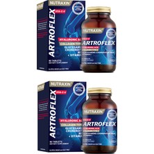 Nutraxin Artroflex Hya-C-II 90 Tablet X2 Glukosamin ve Kolajen İçeren Yetişkinler İçin Takviye